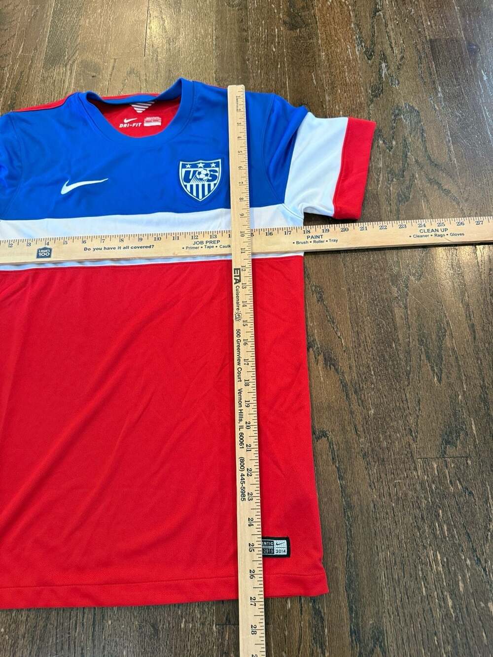NWOT Nike US Soccer 2014 Authentic Dri-Fit Jersey Size S - Picture 7 of 7
